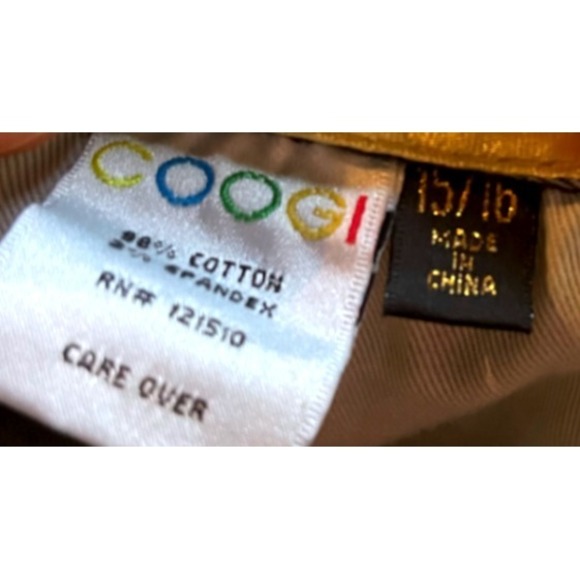 Coogi Premium Jeans Juniors 15/16 Rhinestone Logo Distressed Dark Wash Y2K - Picture 12 of 12